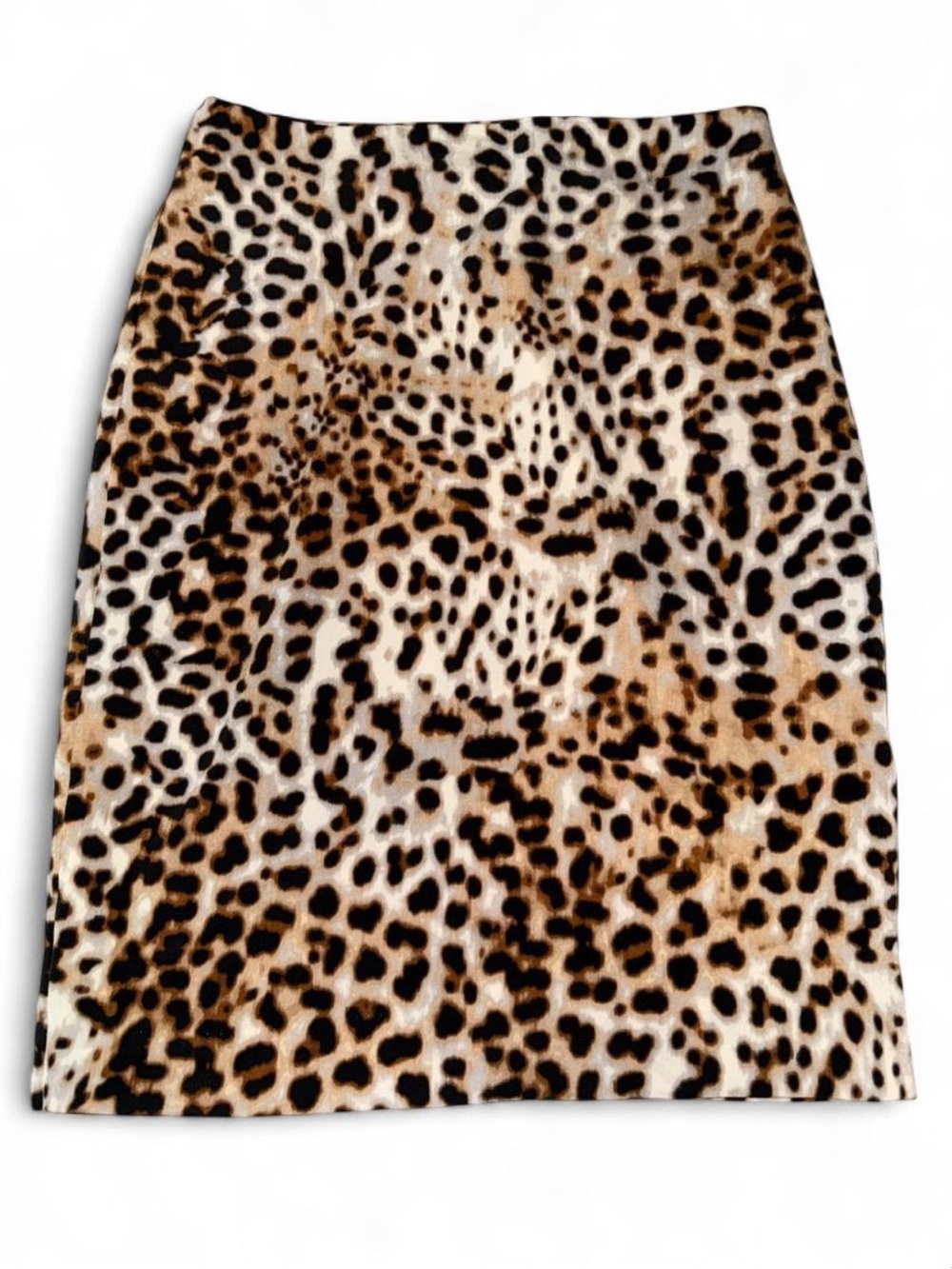 Worthington Petite leopard print pencil skirt 2P